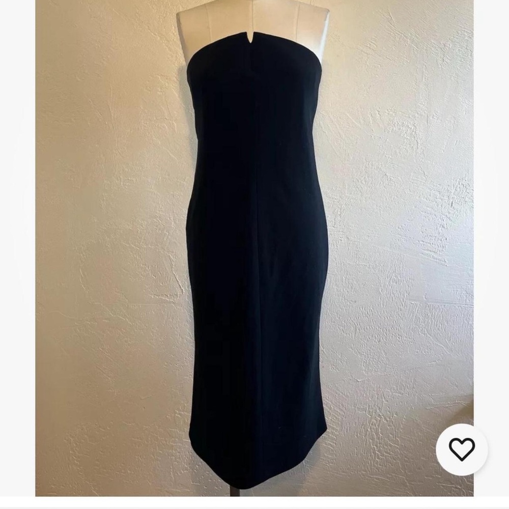 Vintage Ralph Lauren Classic Black Strapless Dress